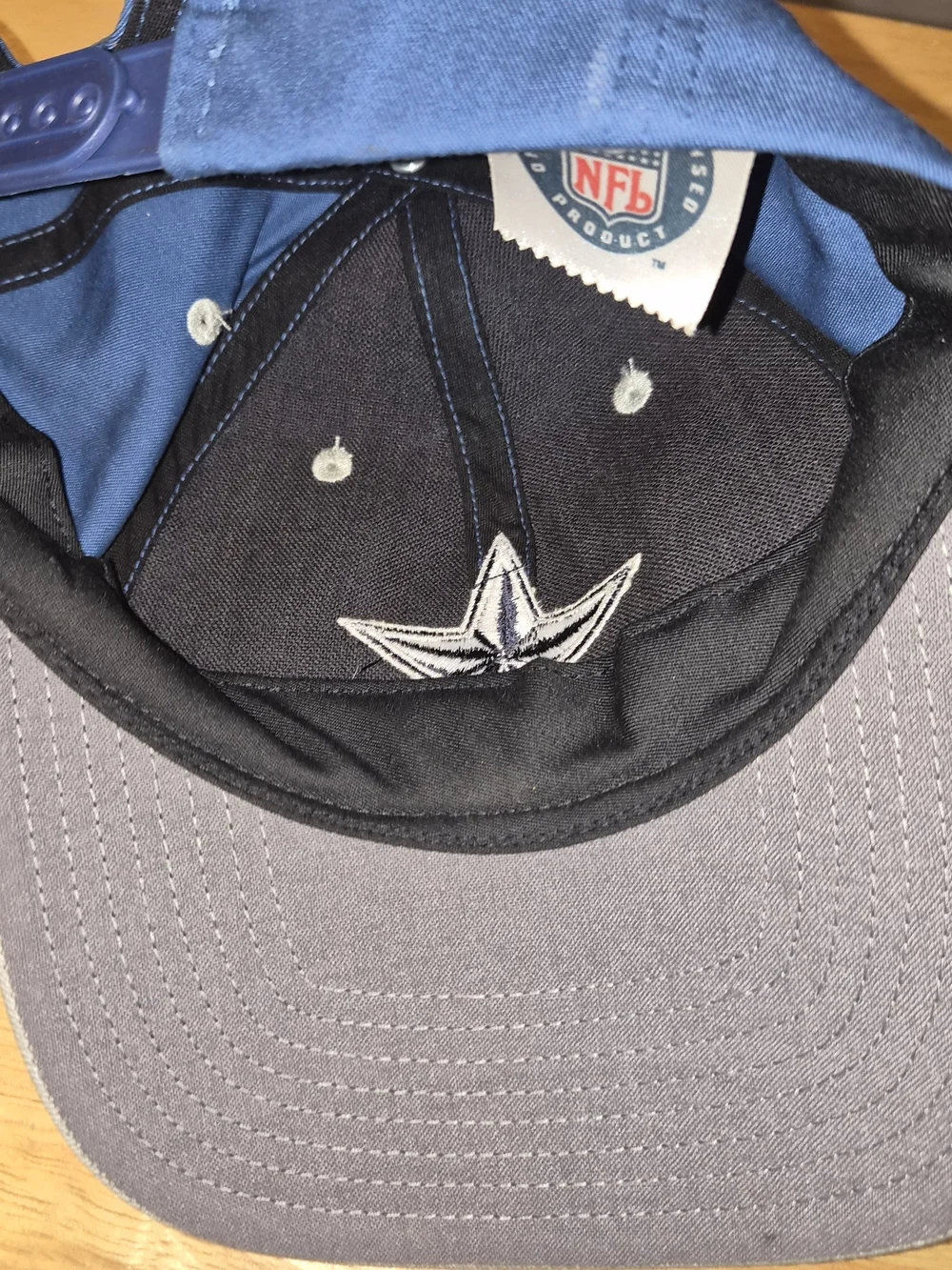 Dallas Cowboys Daryl Johnston #48 Autographed NFL Hat Dallas Cowboys